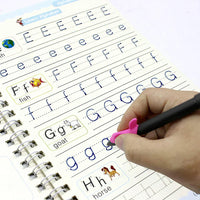 Magic Handwriting Copybook Set – 4 Books + 10 Refills for Kids